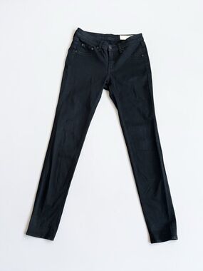 rag & bone JEAN Black Skinny Jeans Women's Size 26 Mid Rise Stretch